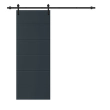 Load image into Gallery viewer, Modern Classic Series Composite MDF Paneled Interior Sliding Barn Door with Hardware Kit