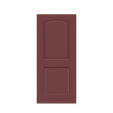 Load image into Gallery viewer, Composite MDF 2 Panel Round Top Interior Door Slab For Pocket Door