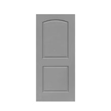 Load image into Gallery viewer, Composite MDF 2 Panel Round Top Interior Door Slab For Pocket Door