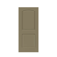 Load image into Gallery viewer, Composite MDF 2 Panel Round Top Interior Door Slab For Pocket Door