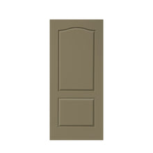 Load image into Gallery viewer, Stained Composite MDF 2 Panel Arch Top Interior Pocket Door