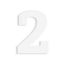 Load image into Gallery viewer, Wood Block Letter MDF Monogram Initial Alphabet Large Wall Numbers & Symbols for Home Bedroom Office Wedding Party DIY Decor