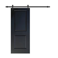 Load image into Gallery viewer, Composite MDF 2-Panel Interior Sliding Barn Door with Hardware Kit