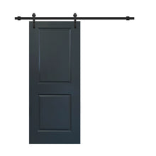 Load image into Gallery viewer, Composite MDF 2-Panel Interior Sliding Barn Door with Hardware Kit