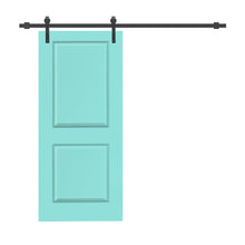Load image into Gallery viewer, Composite MDF 2-Panel Interior Sliding Barn Door with Hardware Kit