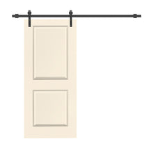 Load image into Gallery viewer, Composite MDF 2-Panel Interior Sliding Barn Door with Hardware Kit