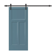 Load image into Gallery viewer, Composite MDF 3 Panel Interior Sliding Barn Door with Hardware Kit