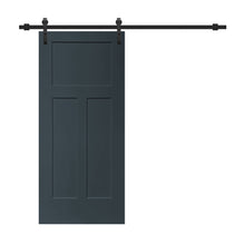 Load image into Gallery viewer, Composite MDF 3 Panel Interior Sliding Barn Door with Hardware Kit