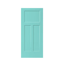 Load image into Gallery viewer, Stained Composite MDF 3 Panel Interior Door Slab For Pocket Door