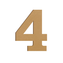 Load image into Gallery viewer, Wood Block Letter MDF Monogram Initial Alphabet Large Wall Numbers & Symbols for Home Bedroom Office Wedding Party DIY Decor