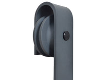 Load image into Gallery viewer, 800LB Sliding Barn Door Steel Roller Black