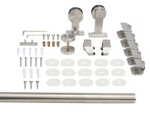 Load image into Gallery viewer, Top Mount Stainless Steel Barn Style Sliding Door Track and Hardware Set