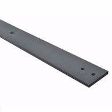 Load image into Gallery viewer, 96 in. (8 ft.) Matte Black Rustic Steel Sliding Barn Door Track