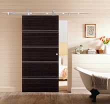 Load image into Gallery viewer, 60 in. Stainless Steel Sliding Door Hardware Set