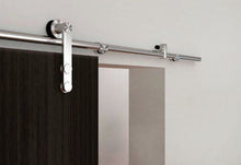 Load image into Gallery viewer, 79 in. TY98S12 Wooden Satin Stainless Steel Sliding Door Hardware