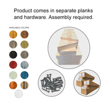 Load image into Gallery viewer, Mid Bar Pre-assembled Thermally Modified Wood Barn Door w/ Hardware Kit