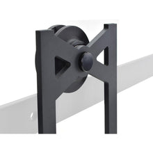 Load image into Gallery viewer, 72 in. Classic Bent Strap Barn Style Sliding Door Track and Hardware Set