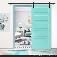 Load image into Gallery viewer, Composite MDF 5 Panel Interior Barn Door Slab