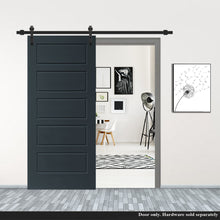Load image into Gallery viewer, Composite MDF 5 Panel Interior Barn Door Slab