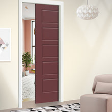Load image into Gallery viewer, Stained Composite MDF 5 Panel Interior Door Slab For Pocket Door