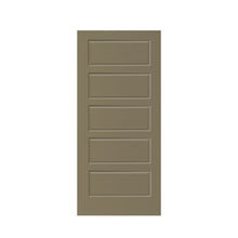 Load image into Gallery viewer, Stained Composite MDF 5 Panel Interior Door Slab For Pocket Door