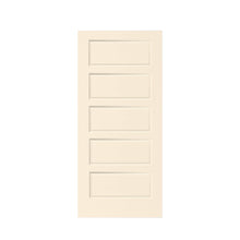 Load image into Gallery viewer, Composite MDF 5 Panel Interior Barn Door Slab