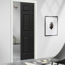 Load image into Gallery viewer, Painted Finished Composite MDF 6 Panel Interior Door Slab For Pocket Door
