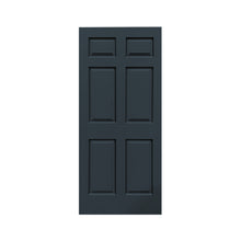 Load image into Gallery viewer, Stained Composite MDF 6 Panel Interior Barn Door Slab