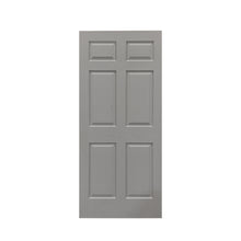 Load image into Gallery viewer, Painted Finished Composite MDF 6 Panel Interior Door Slab For Pocket Door