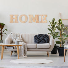 Load image into Gallery viewer, Wood Block Letter Unfinished Monogram Initial Alphabet Large Wall English Letters for Home Bedroom Office Wedding Party DIY Decor Ready to Paint or Stain