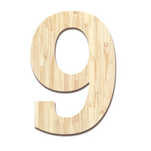 Load image into Gallery viewer, Wood Block Letter Unfinished Monogram Initial Alphabet Large Wall Numbers & Symbols for Home Bedroom Office Wedding Party DIY Decor Ready to Paint or Stain