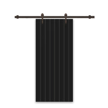 Load image into Gallery viewer, Paneled Hollow Core Solid Pine Wood Interior Sliding Barn Door with Hardware Kit