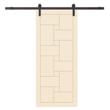 Load image into Gallery viewer, Composite MDF Sliding Barn Door with Hardware Kit