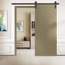 Load image into Gallery viewer, Composite MDF Sliding Barn Door with Hardware Kit