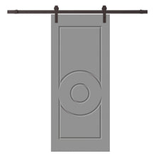 Load image into Gallery viewer, Ball Pattern Composite MDF Sliding Barn Door with Hardware Kit