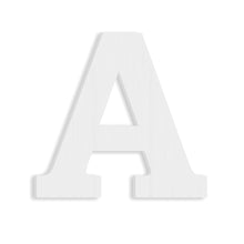 Load image into Gallery viewer, Wood Block Letter Unfinished MDF Monogram Initial Alphabet Large Wall English Letters for Home Bedroom Office Wedding Party DIY Decor Ready to Paint or Stain