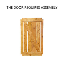 Load image into Gallery viewer, Z Bar Series Solid Pine Wood Interior Double Sliding Barn Door With Hardware Kit