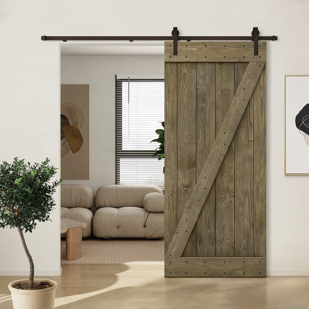 Z-Brace Barn Door Kit - Wood Species Available