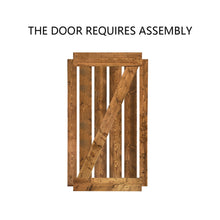 Load image into Gallery viewer, Z Bar Series Solid Pine Wood Interior Double Sliding Barn Door With Hardware Kit