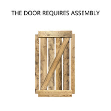 Load image into Gallery viewer, Z Bar Series Solid Pine Wood Interior Double Sliding Barn Door With Hardware Kit