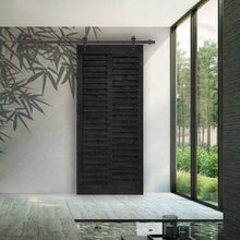 Load image into Gallery viewer, Japanese Series Pre Assemble Stained Wood Interior Sliding Barn Door with Hardware Kit