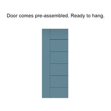 Load image into Gallery viewer, Metropolitan Stained Composite MDF Paneled Interior Barn Door Slab