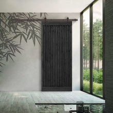 Load image into Gallery viewer, Japanese Series Pre Assemble Stained Wood Interior Sliding Barn Door with Hardware Kit