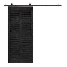 Load image into Gallery viewer, Japanese Series Pre Assemble Stained Wood Interior Sliding Barn Door with Hardware Kit