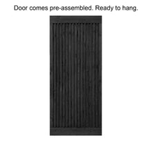 Load image into Gallery viewer, Japanese Series Pre Assemble Stained Wood Interior Sliding Barn Door with Hardware Kit