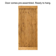 Load image into Gallery viewer, Japanese Series Pre Assemble Stained Wood Interior Sliding Barn Door with Hardware Kit