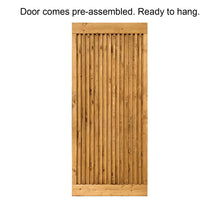 Load image into Gallery viewer, Japanese Series Pre Assemble Stained Wood Interior Sliding Barn Door with Hardware Kit