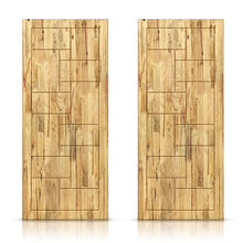 Load image into Gallery viewer, Paneled Hollow Core Solid Wood Double Closet Sliding Door Slabs
