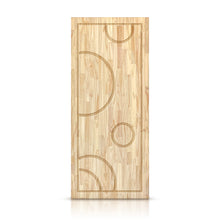 Load image into Gallery viewer, Bubble Pattern Hollow Core Solid Wood Door Slab for Pocket Door