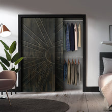 Load image into Gallery viewer, Paneled Hollow Core Solid Wood Double Closet Sliding Door Slabs